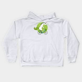 Unicorn Bicycle Kids Hoodie